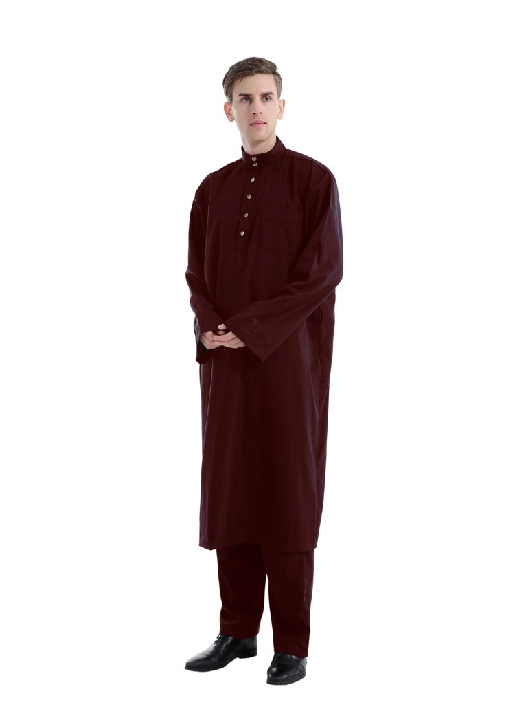 Saudi Style Arabic Thobe Men’ S Arab Robe Men’ S Muslim Clothes Ramadan Middle East Ethnic Clothes