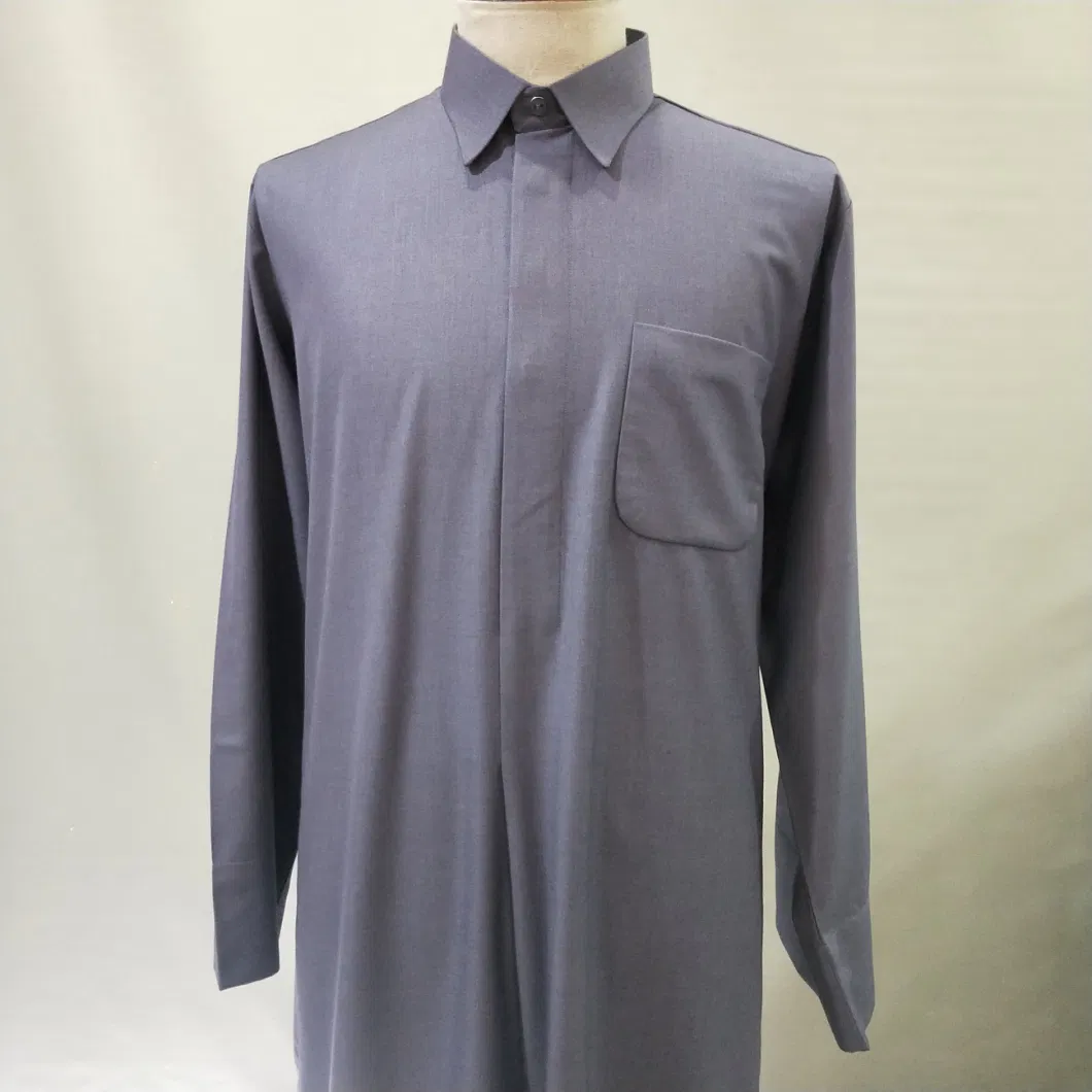 Men′s Arab Thobe Muslin Robe Morocco Thobe Wholesale Muslim Islamic Clothing