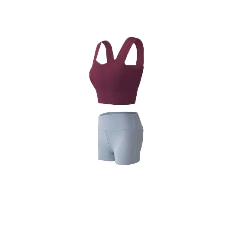 Customize High Quality Breathable Yoga Shorts & Vest