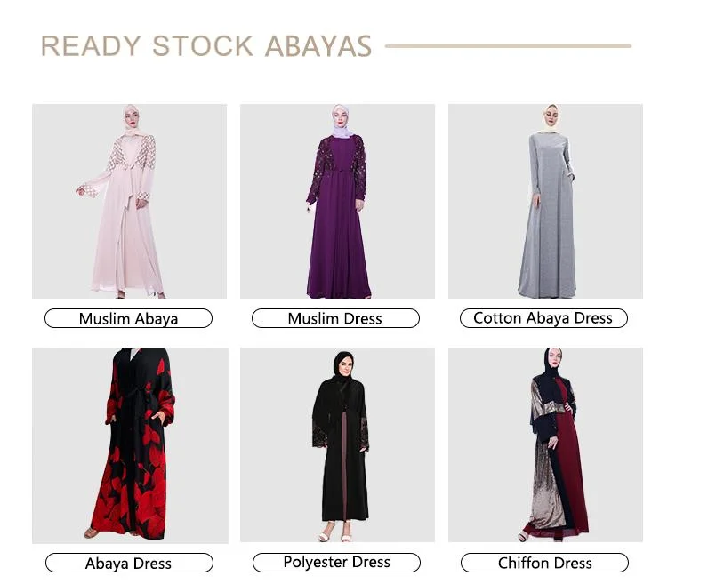 Muslim Sunday Dress Large Women′s Clothing