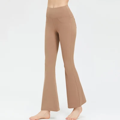 Yoga-Hosen, weiblich, schlankmachend, Sport, Fitness, Schlaghosen, Stretch-Leggings